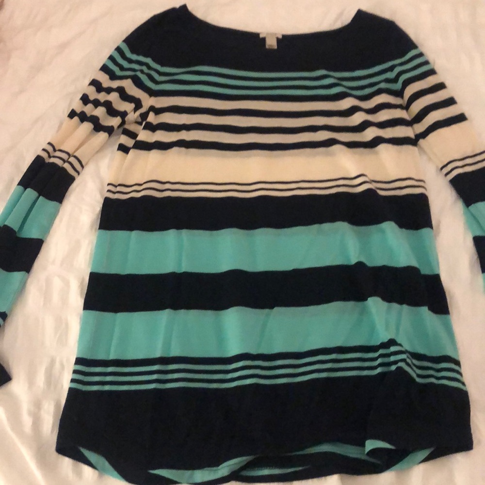 Stripped long sleeve shirt